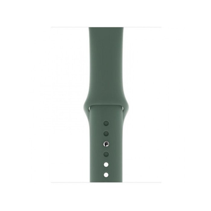 Apple Watch Series 5 44mm Space Gray GPS Aluminum Case with Green Sport Band (MWT52)