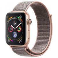 Apple WATCH Series 4 GPS 40mm Gold Aluminum Case with Pink Sand Sport Loop (MU692)