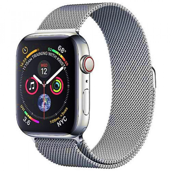 Apple WATCH Series 4 GPS + LTE 40mm Stainless Steel Case with Milanese Loop (MTUM2)