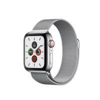 Apple Watch Series 5 40mm GPS + LTE Stainless Steel Case with Milanese Loop (MWWT2, MWX52)