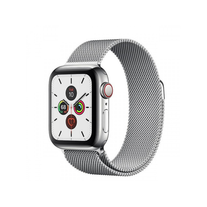 Apple Watch Series 5 40mm GPS + LTE Stainless Steel Case with Milanese Loop (MWWT2, MWX52)