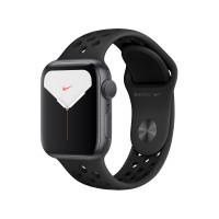 Apple Watch Series 5 Nike (GPS + Cellular) 44mm SG AluminumCase Anthracite/Black Nike (MX3A2, MX3F2)