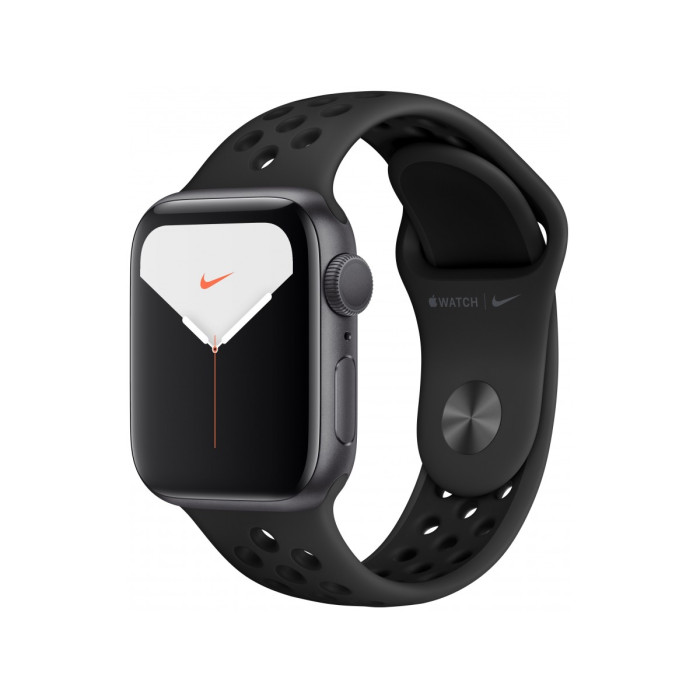 Apple Watch Series 5 Nike (GPS + Cellular) 40mm SG Aluminum Case Anthracite/Black Nike (MX382, MX3D2) A, Б/У