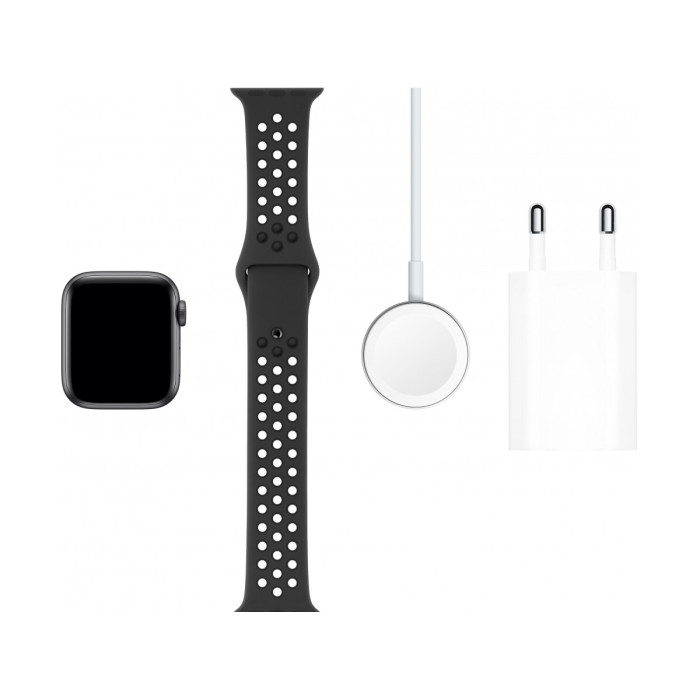 Apple Watch Series 5 Nike (GPS + Cellular) 40mm SG Aluminum Case Anthracite/Black Nike (MX382, MX3D2) A, Б/У
