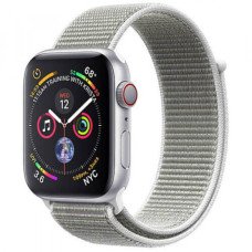 Apple WATCH Series 4 GPS + LTE 44mm Silver Aluminum Case with Seashell Sport Loop (MTUV2)