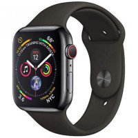 Apple WATCH Series 4 GPS + LTE 40mm Space Black Stainless Steel Case with Black Sport Band (MTUN2/MTVL2)