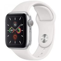 Apple WATCH Series 5 44mm Silver GPS Aluminium Case with White Sport Band (MWVD2)