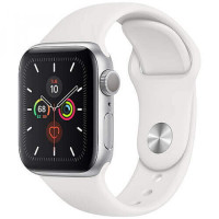 Apple WATCH Series 5 44mm Silver GPS Aluminium Case with White Sport Band (MWVD2) Уценка