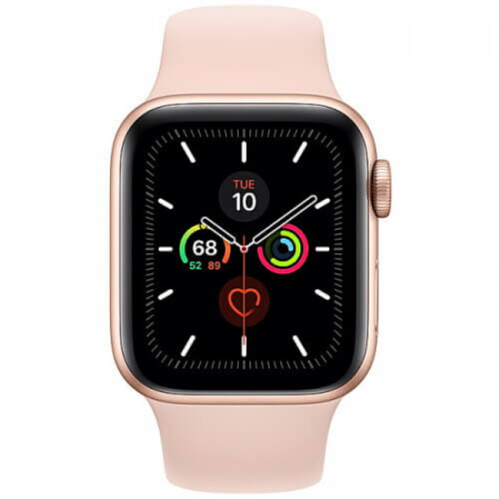 Apple WATCH Series 5 40mm Gold Aluminium Case with Pink Sport Band (MWV72) Уценка