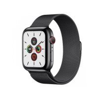 Apple Watch Series 5 44mm Space Black GPS + LTE Steel w. Space Black Milanese Loop - Space Black Steel (MWW82) Open Box