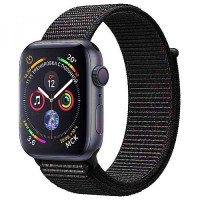 Apple WATCH Series 4 GPS 40mm Space Gray Aluminum Case with Black Sport Loop (MU672)