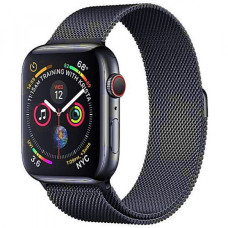 Apple WATCH Series 4 GPS + LTE 44mm Space Black Stainless Steel Case with Space Black Milanese Loop (MTV62)
