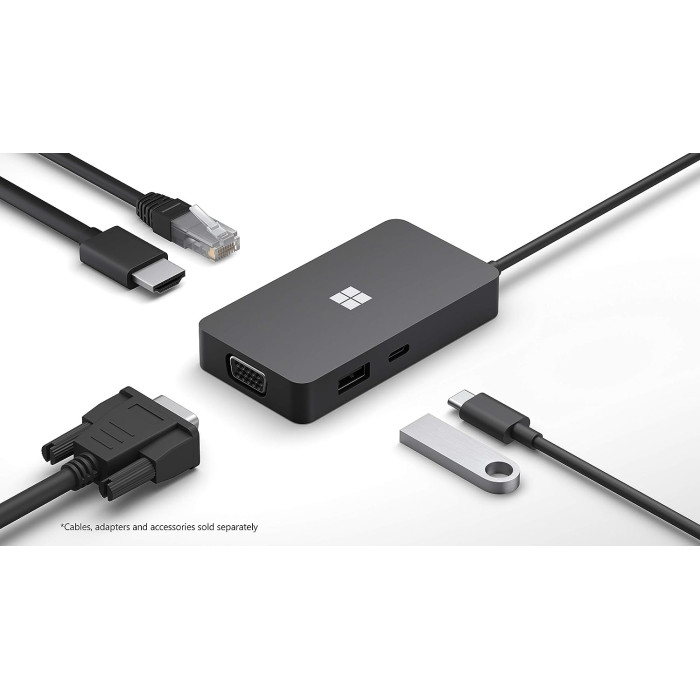 Док-станція для ноутбука Microsoft USB-C Travel Hub Black (SWV-00001, SWV-00010)