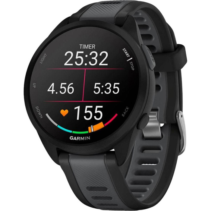 Смарт-годинник Garmin Forerunner 165 Black/Slate Gray (010-02863-20/A0/AC)