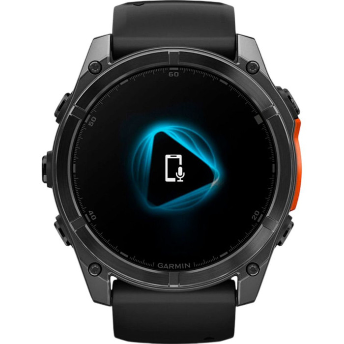 Смарт-часы Garmin Fenix 8 51mm AMOLED Slate Gray with Black Silicone Band (010-02905-00) Идеальное Состояние