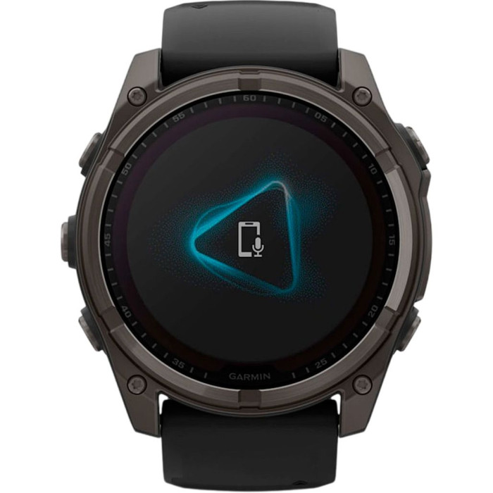Смарт-часы Garmin Fenix 8 51mm Solar Sapphire Carbon Gray DLC Titanium w. Black/Pebble Gray S. Band (010-02907-10/11/7) Идеальное Состояние