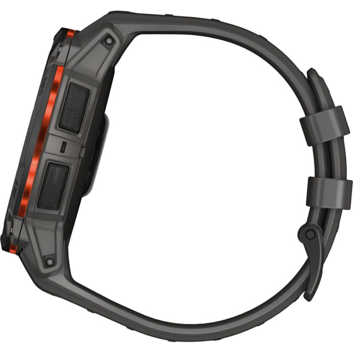 Смарт-годинник Garmin Instinct 3 50mm Solar Black with Charcoal Band (010-02935-00/40)