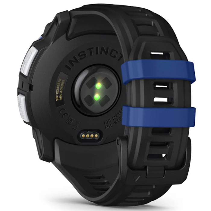 Смарт-годинник Garmin Instinct 3 50mm Solar Whitestone with Black Band (010-02935-03)