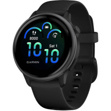 Смарт-годинник Garmin Vivoactive 6 Slate with Black Band (010-02985-00/40)