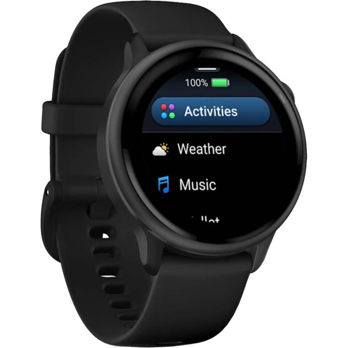 Смарт-годинник Garmin Vivoactive 6 Slate with Black Band (010-02985-00/40)