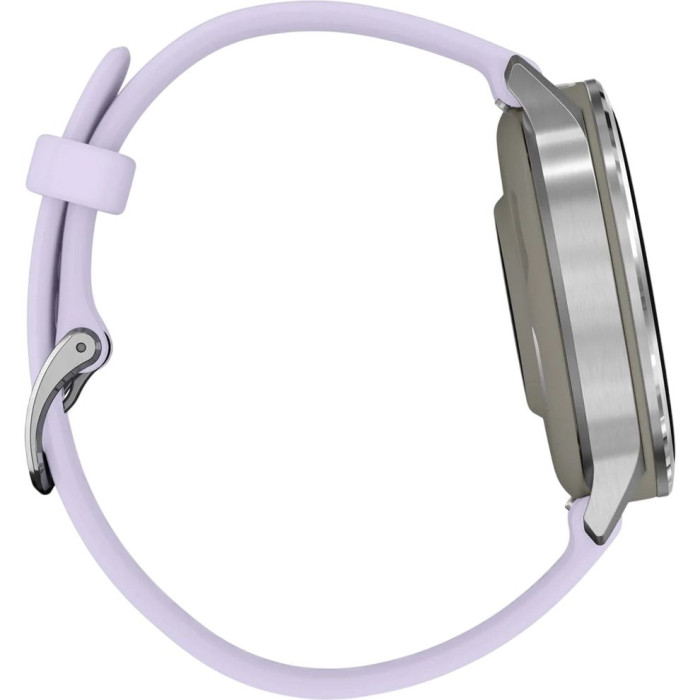Смарт-годинник Garmin Venu 4 41 mm Silver with Periwinkle Silicone Band (010-03013-01)