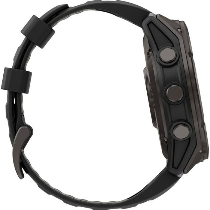 Смарт-годинник Garmin Fenix 8 Pro 51 mm AMOLED Carbon Gray DLC Titanium with Black/Pebble Gray (010-03199-00/01)