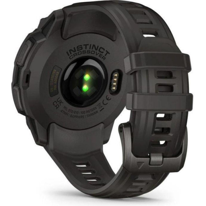 Смарт-годинник Garmin Instinct Crossover AMOLED Charcoal (010-03398-00)
