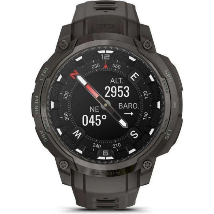 Смарт-годинник Garmin Instinct Crossover AMOLED Charcoal (010-03398-00)