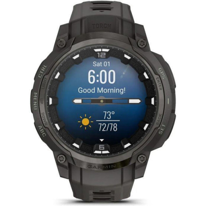 Смарт-годинник Garmin Instinct Crossover AMOLED Charcoal (010-03398-00)