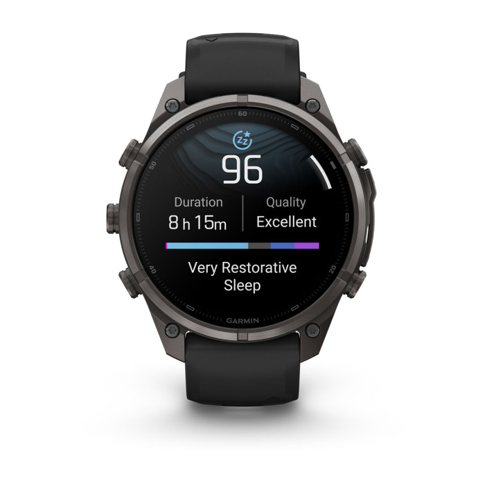 Смарт-часы Garmin Fenix 9 Pro 47mm Carbon Gray DLC Titanium with Black/Pebble Gray Silicone Band (010-04336-15)