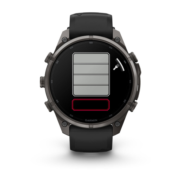 Смарт-часы Garmin Fenix 9 Pro 47mm Carbon Gray DLC Titanium with Black/Pebble Gray Silicone Band (010-04336-15)