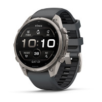 Смарт-часы Garmin Fenix 9 Pro 51mm Titanium with Graphite/Black Silicone Band (010-04337-25)