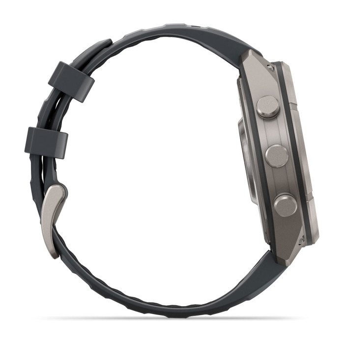 Смарт-часы Garmin Fenix 9 Pro 47mm Titanium with Graphite/Black Silicone Band (010-04336-25)