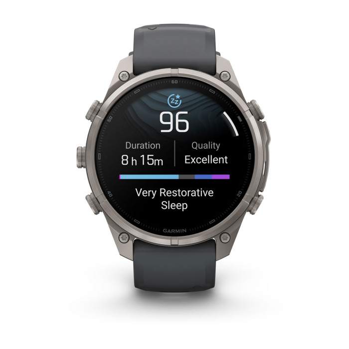 Смарт-часы Garmin Fenix 9 Pro 47mm Titanium with Graphite/Black Silicone Band (010-04336-25)