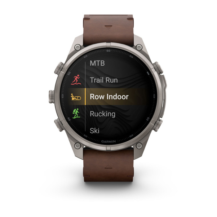 Смарт-часы Garmin Fenix 9 Pro 47mm Titanium with Walnut Leather Band (010-04336-40)