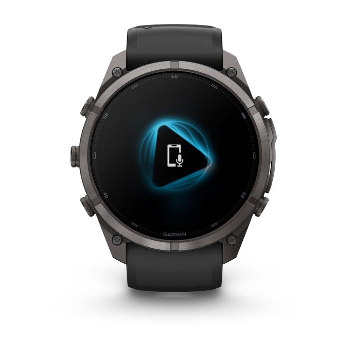 Смарт-часы Garmin Fenix 9 Pro 51mm Carbon Gray DLC Titanium with Black/Pebble Gray Silicone Band (010-04337-15)