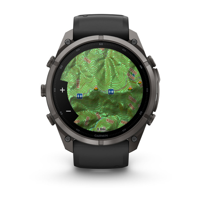Смарт-часы Garmin Fenix 9 Pro 51mm Carbon Gray DLC Titanium with Black/Pebble Gray Silicone Band (010-04337-15)