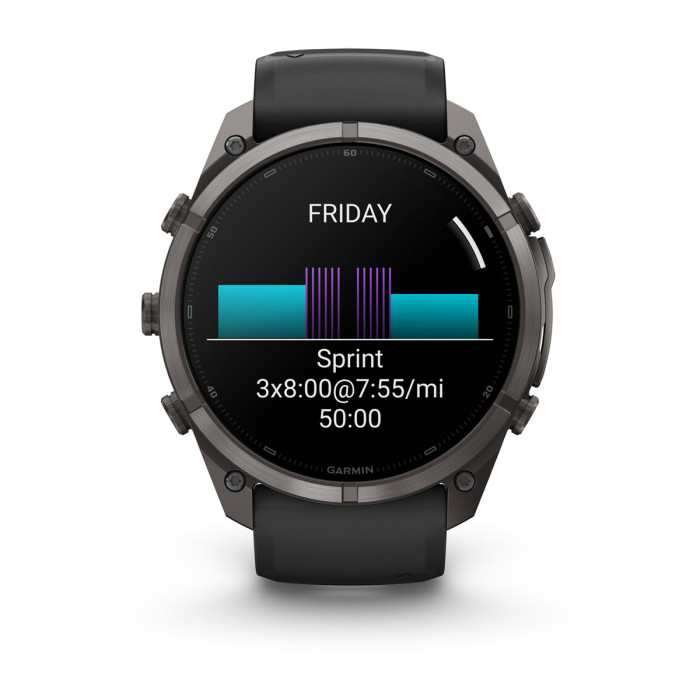 Смарт-часы Garmin Fenix 9 Pro 51mm Carbon Gray DLC Titanium with Black/Pebble Gray Silicone Band (010-04337-15)