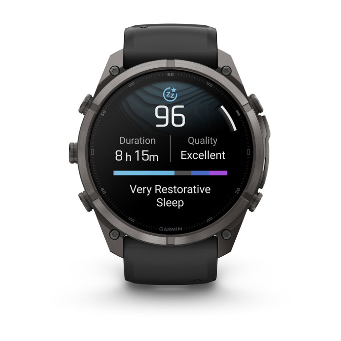 Смарт-часы Garmin Fenix 9 Pro 51mm Carbon Gray DLC Titanium with Black/Pebble Gray Silicone Band (010-04337-15)