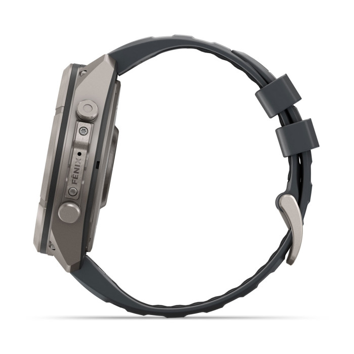 Смарт-часы Garmin Fenix 9 Pro 51mm Titanium with Graphite/Black Silicone Band (010-04337-25)