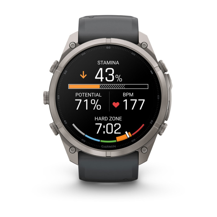 Смарт-часы Garmin Fenix 9 Pro 51mm Titanium with Graphite/Black Silicone Band (010-04337-25)