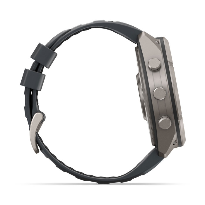 Смарт-часы Garmin Fenix 9 Pro 51mm Titanium with Graphite/Black Silicone Band (010-04337-25)