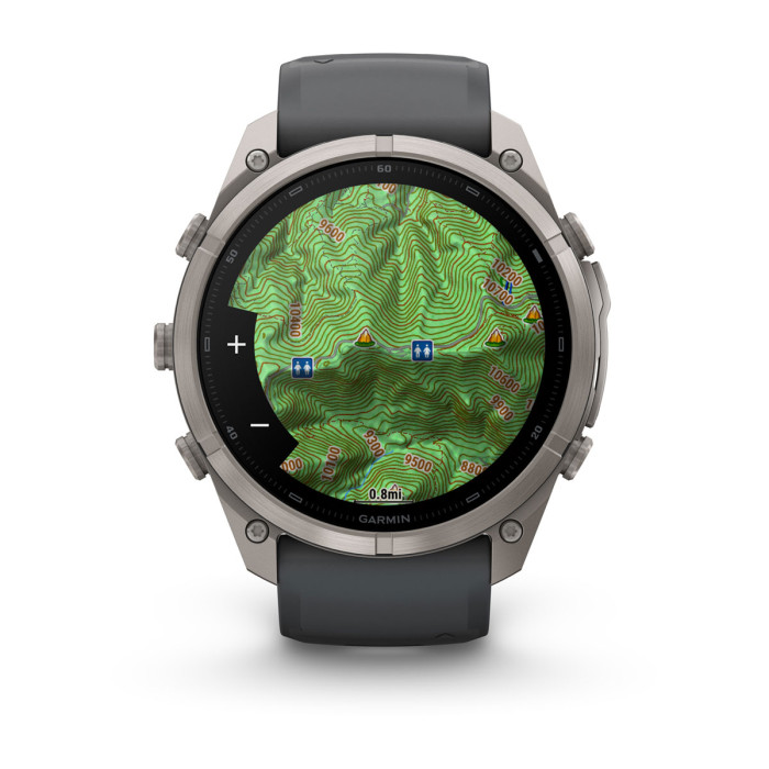 Смарт-часы Garmin Fenix 9 Pro 51mm Titanium with Graphite/Black Silicone Band (010-04337-25)