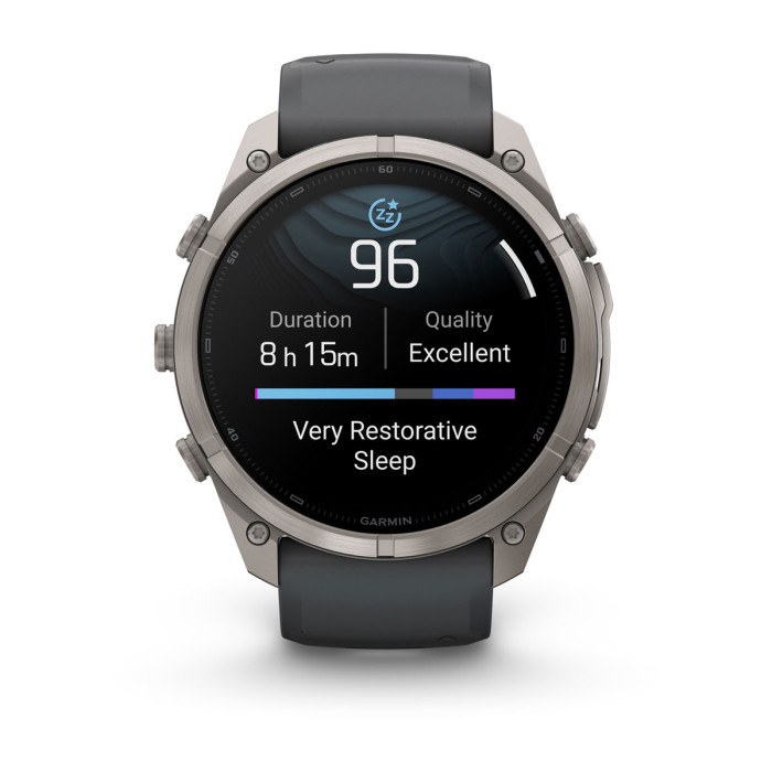 Смарт-часы Garmin Fenix 9 Pro 51mm Titanium with Graphite/Black Silicone Band (010-04337-25)