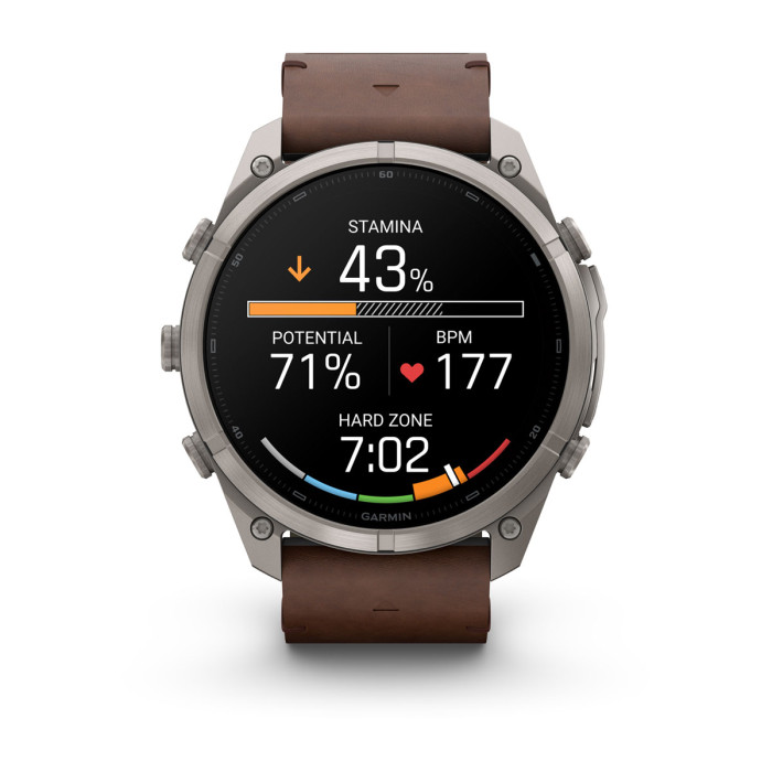 Смарт-часы Garmin Fenix 9 Pro 51 mm Titanium with Walnut Leather Band (010-04337-40)