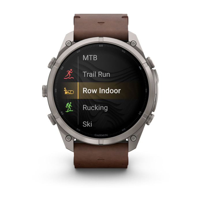 Смарт-часы Garmin Fenix 9 Pro 51 mm Titanium with Walnut Leather Band (010-04337-40)