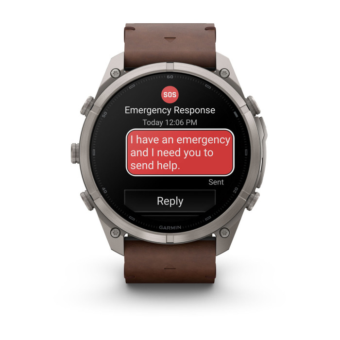 Смарт-часы Garmin Fenix 9 Pro 51 mm Titanium with Walnut Leather Band (010-04337-40)