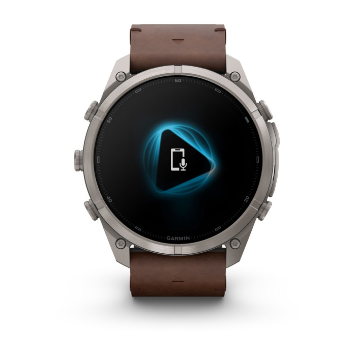 Смарт-часы Garmin Fenix 9 Pro 51 mm Titanium with Walnut Leather Band (010-04337-40)