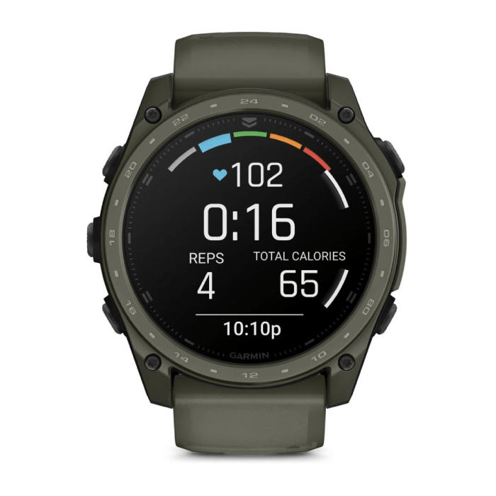 Смарт-годинник Garmin tactix 8 - 51 mm AMOLED Cerakote Olive w. Applied Ballistics Ultralight (010-04553-11/10)