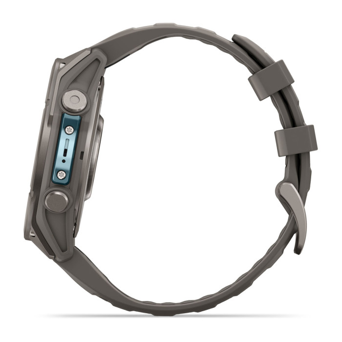 Смарт-часы Garmin Fenix 9 47mm Titanium with Pebble Gray Silicone Band (010-04762-00)
